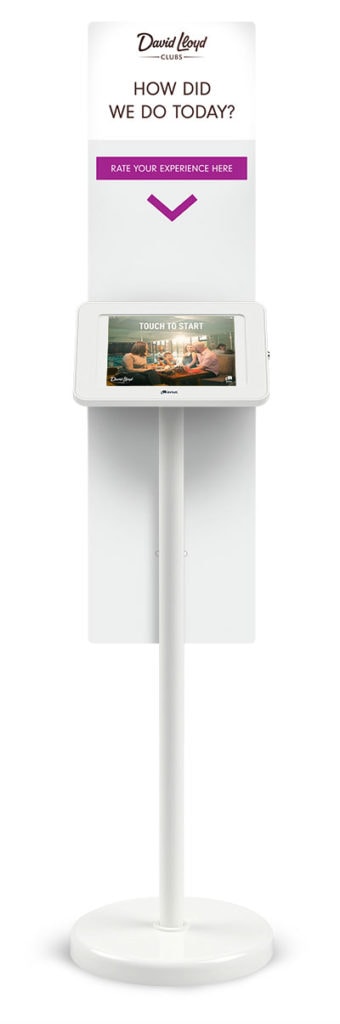 David Lloyd Clubs Survey Kiosk